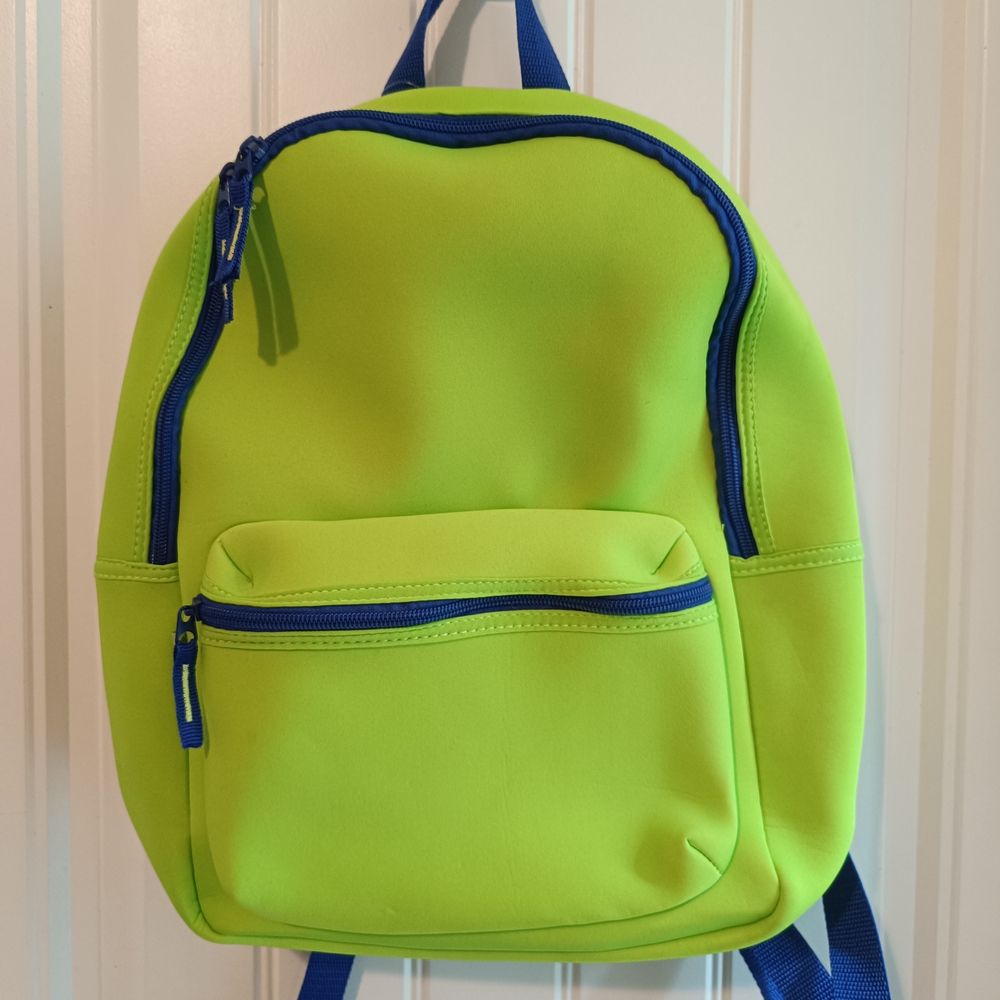 Tech Gear WetSuit  Neoprene  Backpack Neon Green
